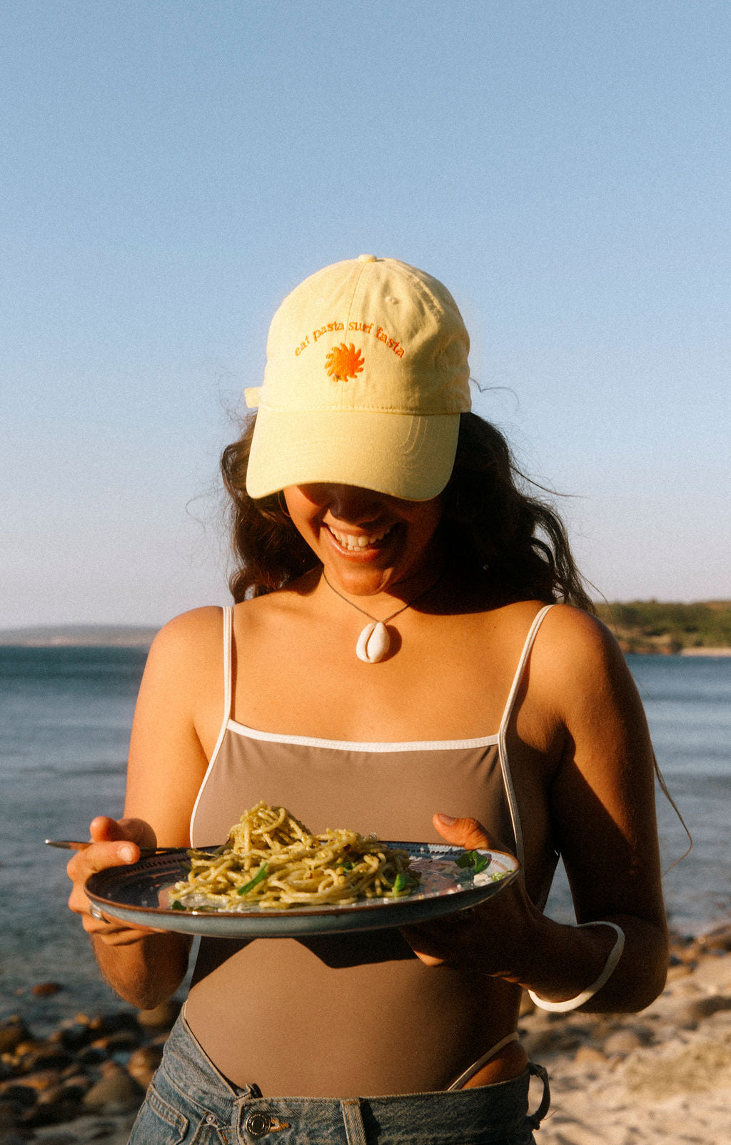Eat Pasta Surf Pasta Baseball Cap