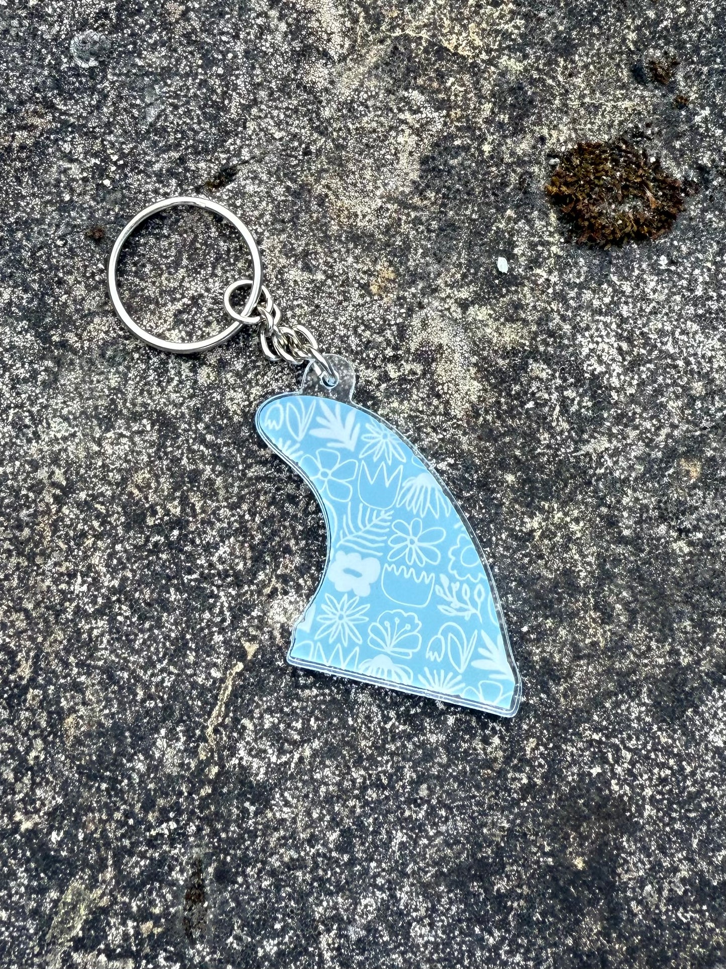 Emily Surf Fin Keychain