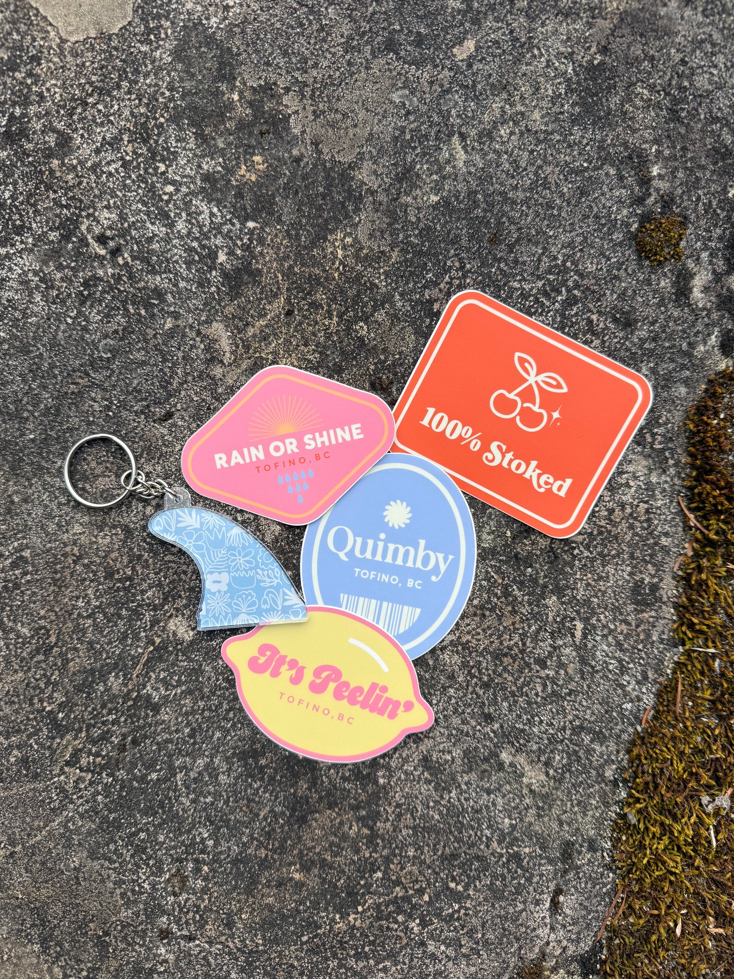 Emily Surf Fin Keychain